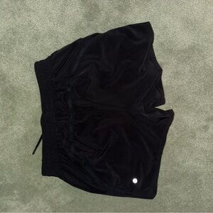 lululemon athletica Midnight Black Athletic Shorts